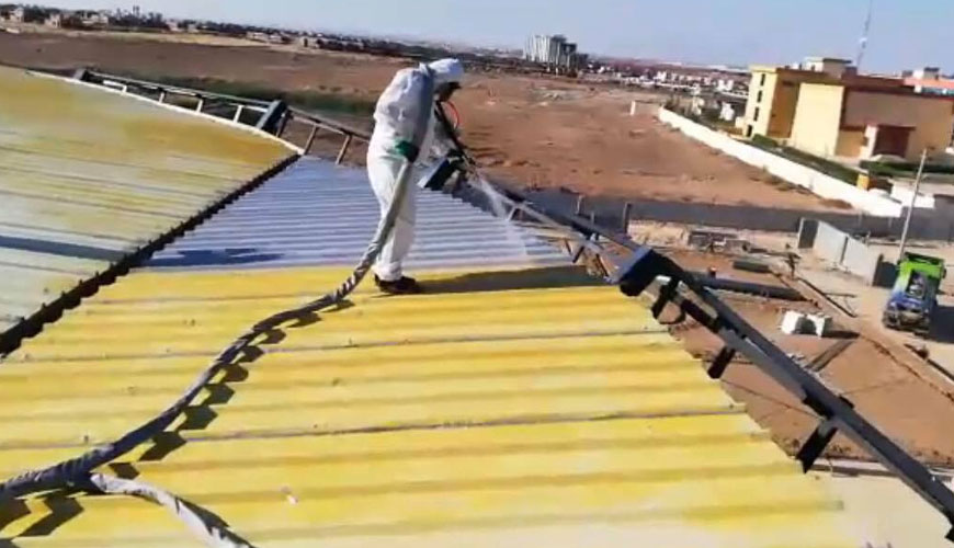 EN 12317-2 Su Yalıtımı - Çatı Su Yalıtımı için Plastik ve Kauçuk Levhalar için Test