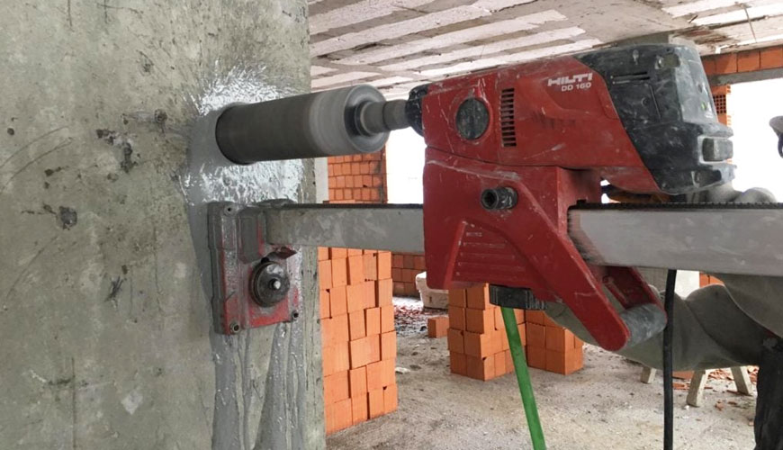 EN 12390-18 Sertleşmiş Beton Deneyleri - Klorür Geçiş Katsayısının Belirlenme Testi