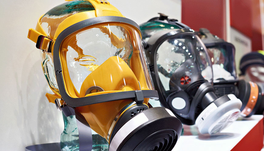 EN 12419 Zaščitne naprave za dihala - Celoobrazna maska ​​- Dihalni aparat s stisnjenim zrakom, ki vsebuje polmasko ali četrtmasko