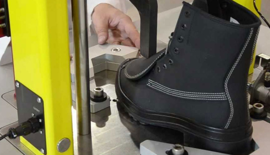 EN 12773 Ayakkabı, Dış Tabanlar için Test Yöntemleri, İğne Yırtılma Mukavemeti için Standart Test