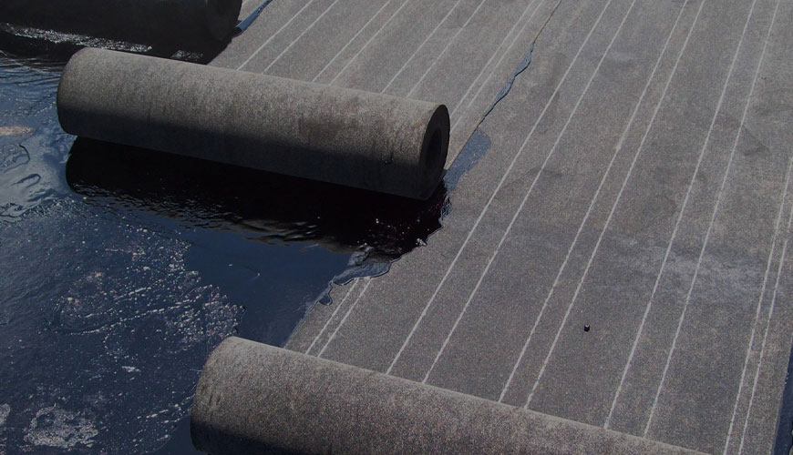 EN 1296 用於屋頂防水、瀝青、塑料和橡膠板的柔性板的標準測試
