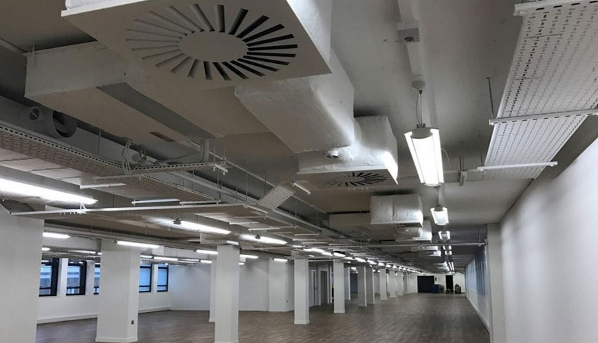 EN 13180 Binalar için Havalandırma, Kanallar, Esnek Kanallar için Boyutlar ve Mekanik Gereksinimler için Standart Test