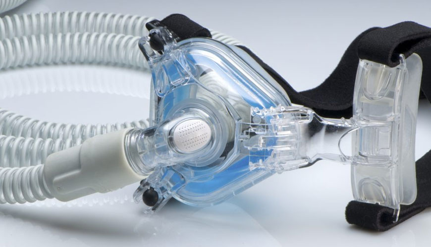 EN 13274-7 Naprave za zaščito dihal – Preskusne metode – 7. del: Določanje prodiranja v filter trdnih delcev