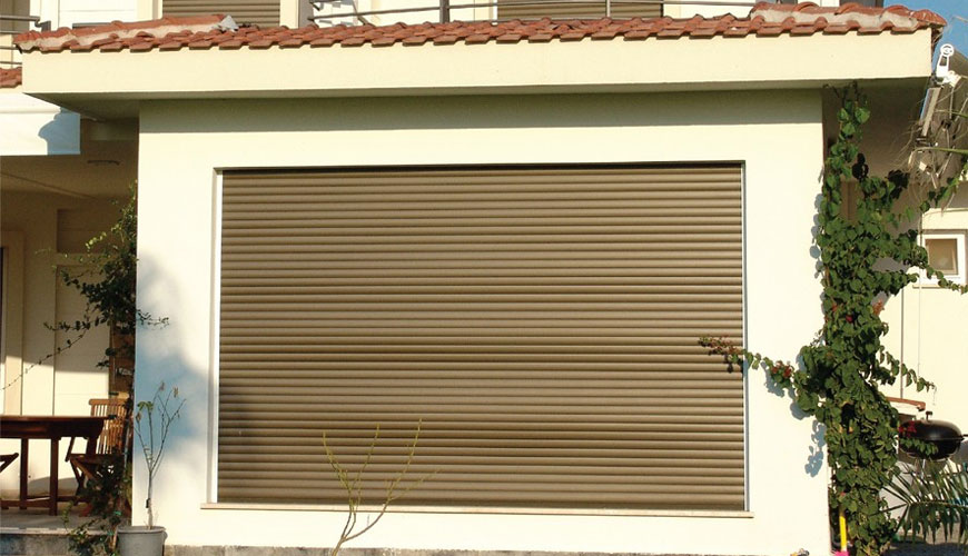 EN 13330 Shutters - Test for Hard Object Impact and Access Prevention