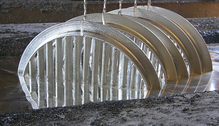 EN 13438 Prueba estándar para pinturas y barnices, productos de acero galvanizado en caliente o carbonizado para fines de construcción