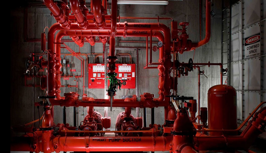 EN 13478 Makine Güvenliği - Yangın Önleme ve Koruma Testi