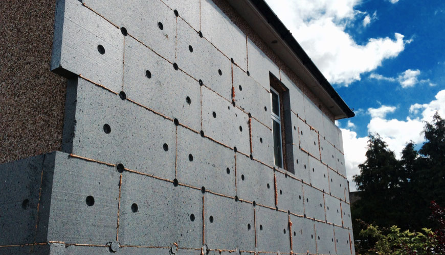 EN 13499 Binalar için Isı Yalıtım Ürünleri - Genleşmiş Polistirene Dayalı Dış Isı Yalıtım Kompozit Sistemleri (ETICS) Testi