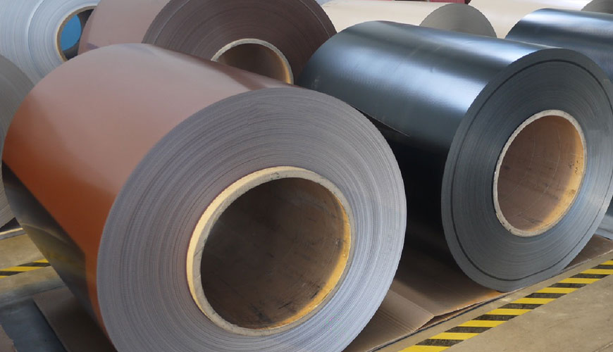 EN 13523-22 Bobin Kaplı Metaller - Test Yöntemleri - Renk Farkı - Görsel Karşılaştırma