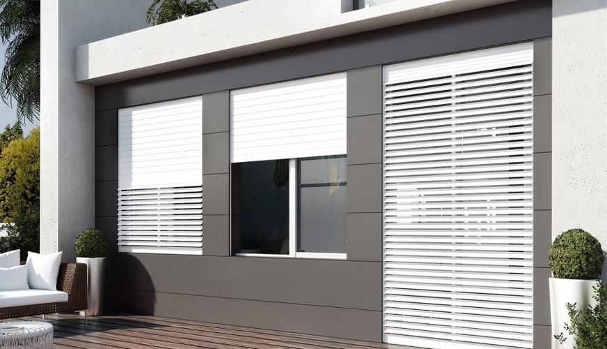 EN 13527 Panjurlar - Çalışma Kuvvetinin Ölçümü için Test