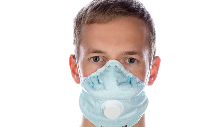 EN 136 Standardni test za zaščitne pripomočke za dihala, maske za poln obraz