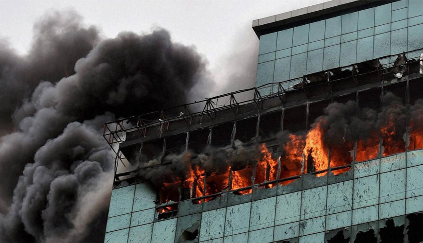 EN 1364-4 Yük Taşımayan Elemanlar için Yangına Dayanıklılık - Giydirme Cephe, Parça Konfigürasyonu için Test