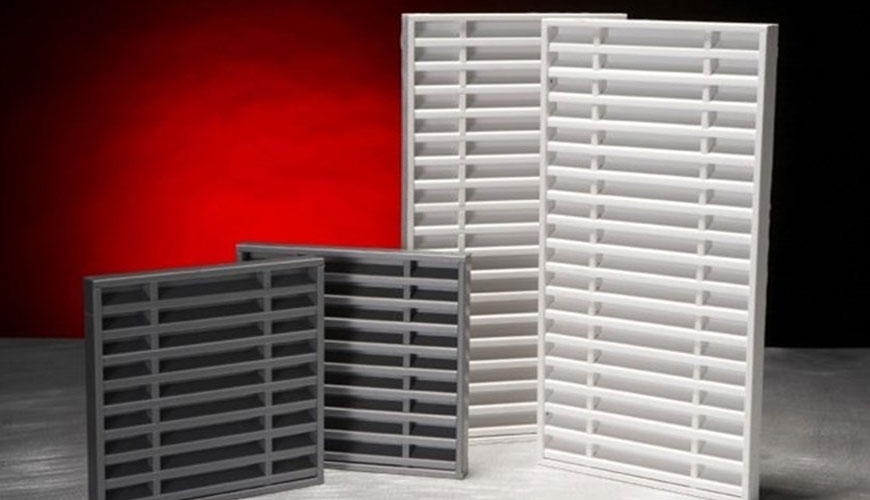 EN 1364-5 Yük Taşımayan Elemanlar için Yangına Dayanıklılık Testleri - Bölüm 5: Hava Transfer Menfezleri için Standart Test