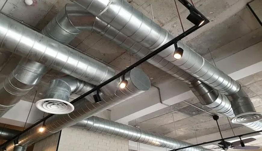 EN 1366-1 Servis Kurulumları için Yangına Dayanıklılık Testleri - Bölüm 1: Havalandırma Kanalları