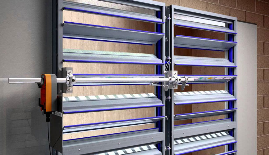 EN 1366-2 Servis Kurulumları için Yangına Dayanıklılık Testleri Bölüm 2: Yangın Damperleri