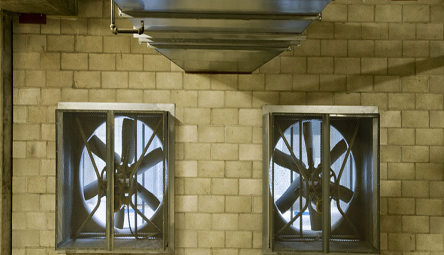 EN 1366-8 Servis Tesisatları için Yangına Dayanıklılık Testleri - Bölüm 8: Duman Tahliye Kanalları için Standart Test