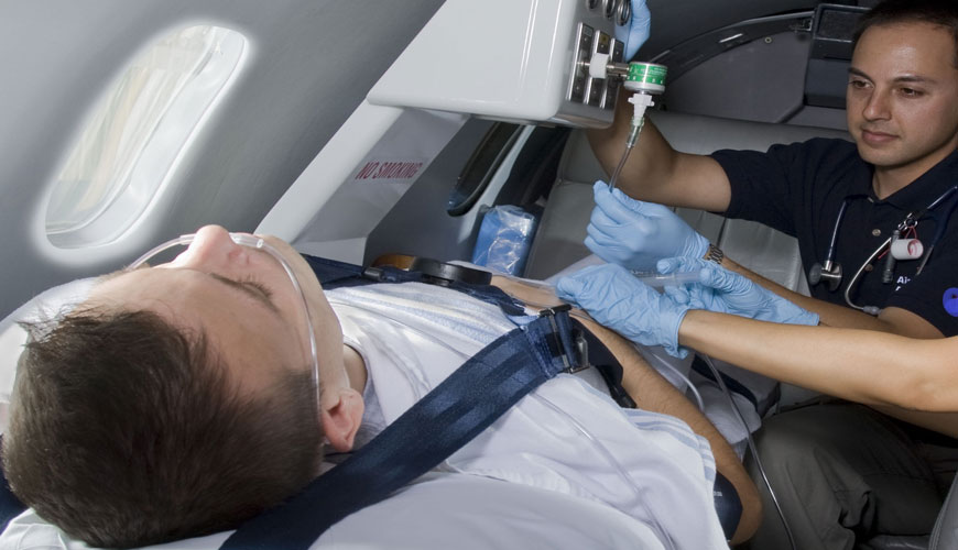 EN 13718-1 Medical Devices and Equipment, Air Ambulance, Phần 1: Yêu cầu đối với thiết bị y tế được sử dụng trong xe cứu thương bằng không khí