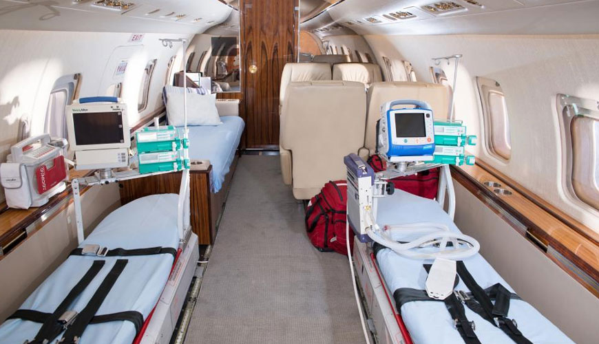 EN 13718-2 Dụng cụ và thiết bị y tế - Thử nghiệm cho xe cứu thương bằng không khí