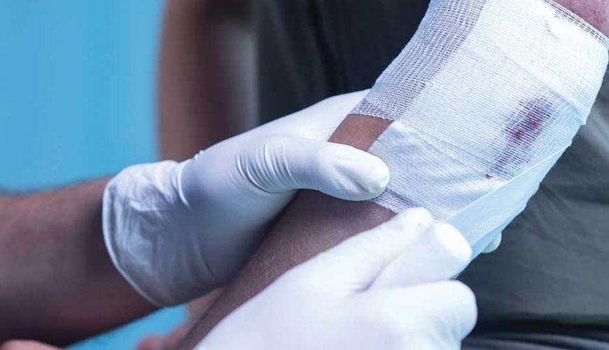 EN 13726-5 Dispositivos médicos inactivos: prueba para apósitos primarios para heridas