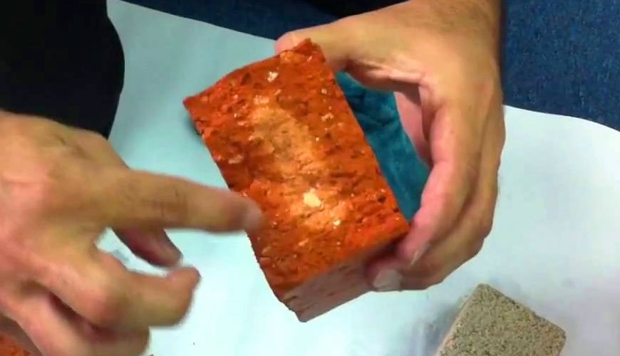 EN 13755 Doğal Taş Test Yöntemleri-Atmosfer Basıncında Su Emmenin Belirlenme Testi