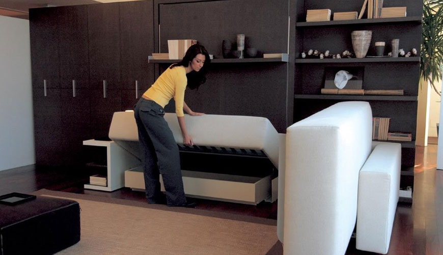 EN 13759 Pohištvo – Preskusne metode za delovne mehanizme sedežev in raztegljivega kavča