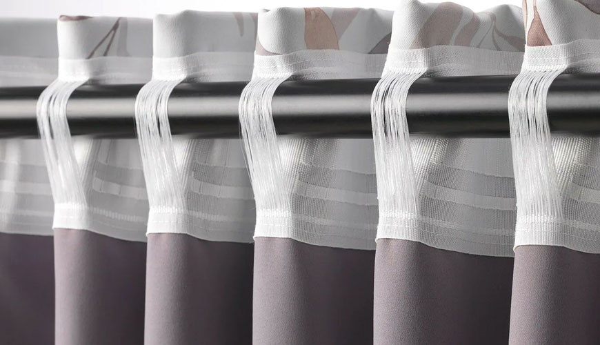 EN 13772 Tekstil ve Tekstil Ürünleri - Perdeler ve Örtüler - Büyük Ateşleme Kaynağına Sahip Dikey Yönlendirilmiş Numunelerin Alev Yayılımının Ölçümü