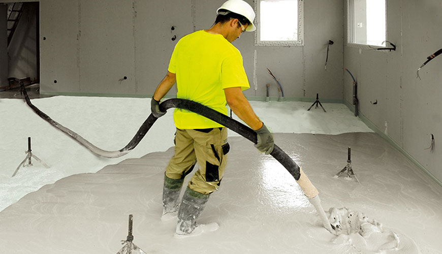 EN 13813 Şap Malzemesi ve Zemin Şapları için Test