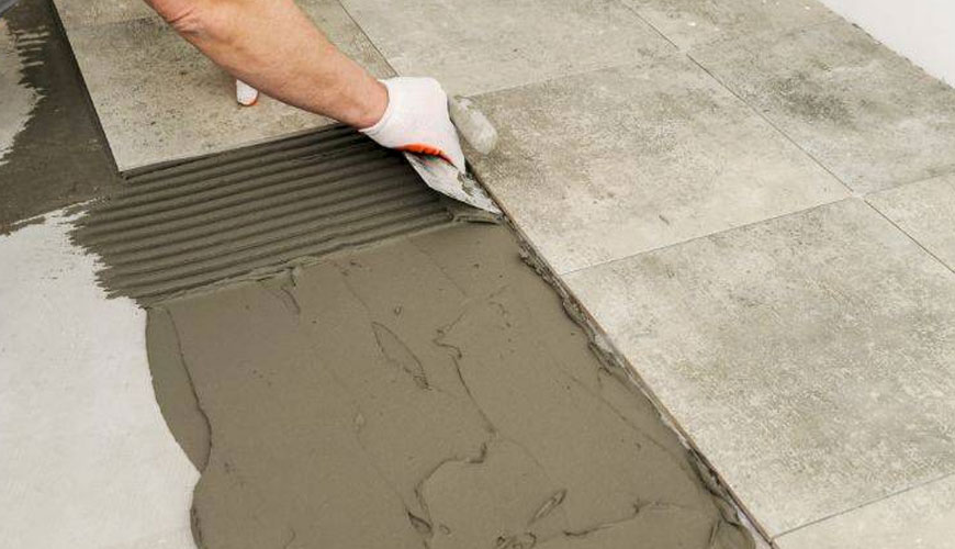 EN 13892-6 Şap Malzemeleri için Test Yöntemleri - Yüzey Sertliğinin Belirlenmesi için Standart Test