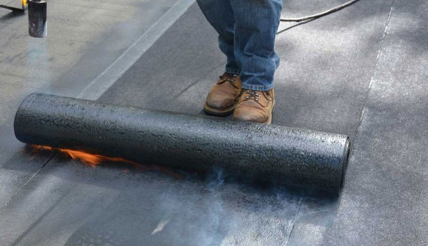 EN 13897 Su Yalıtımı için Esnek Levhalar - Bitümlü - Plastik ve Kauçuk Levhalar için Test