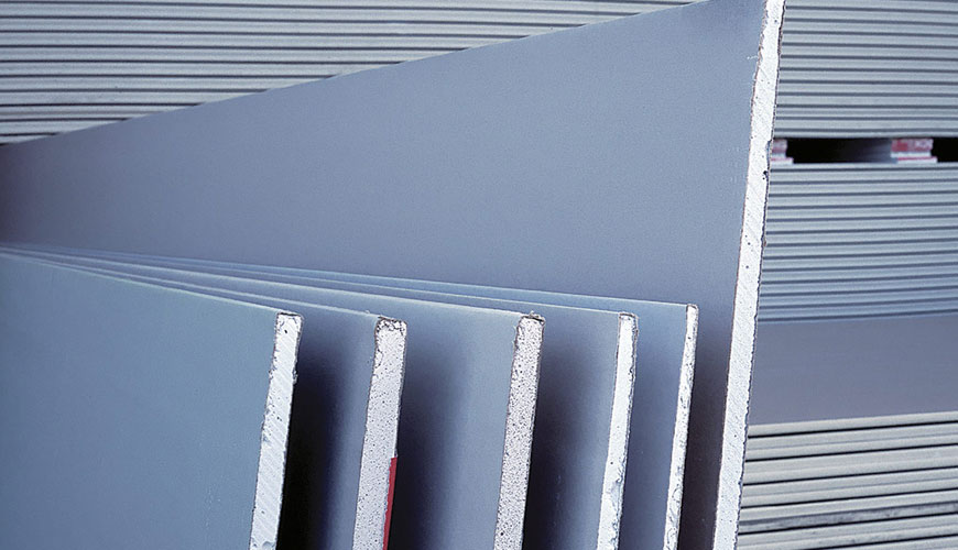 EN 13915 Hücresel Mukavva Çekirdekli Prefabrik Alçıpan Paneller için Test