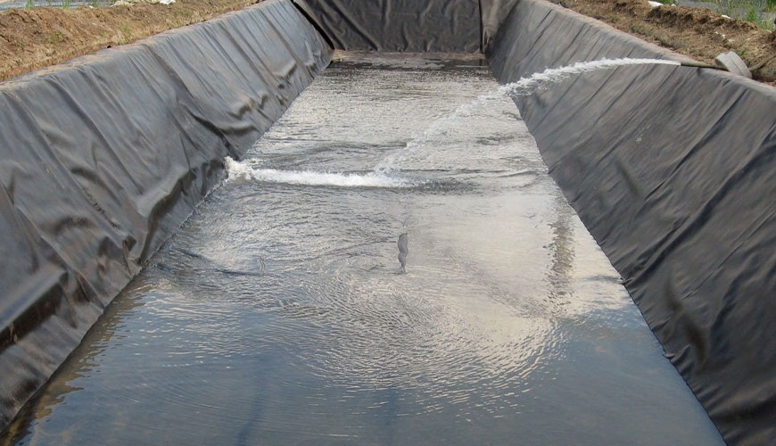 EN 14150 Geosentetik Bariyerler - Sıvılara Geçirgenliğin Tayini için Standart Test Yöntemi