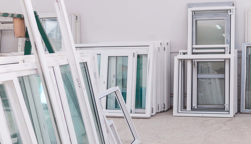 EN 14351-2 Pencereler ve Kapılar, Ürün Standardı, Performans Özellikleri, Bölüm 2: Dahili Yaya Kapı Takımları için Standart Test