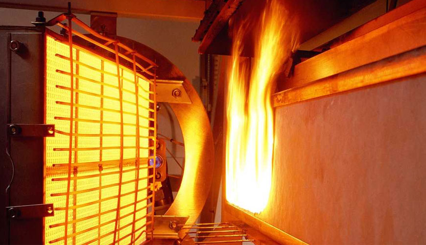 EN 14390 Yangın Testi - Yüzey Ürünleri için Büyük Ölçekli Oda Referans için Test