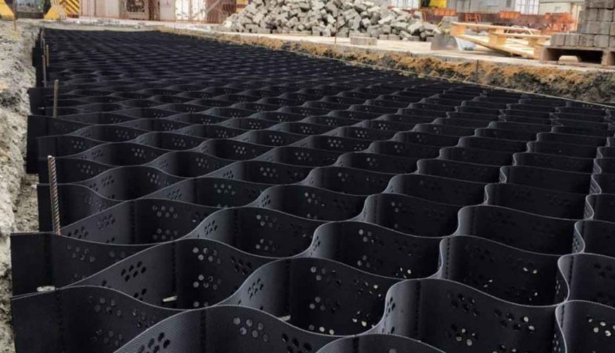 EN 14415 Geosentetik Bariyerler - Süzülmeye Karşı Direnci Belirlemek için Test Yöntemi