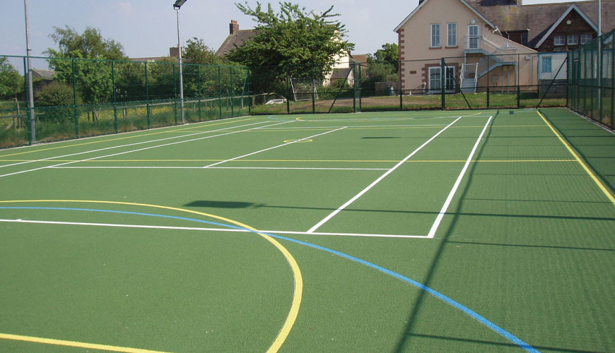 EN 14809 Spor Alanları için Yüzeyler - Dikey Deformasyon Belirlenmesi