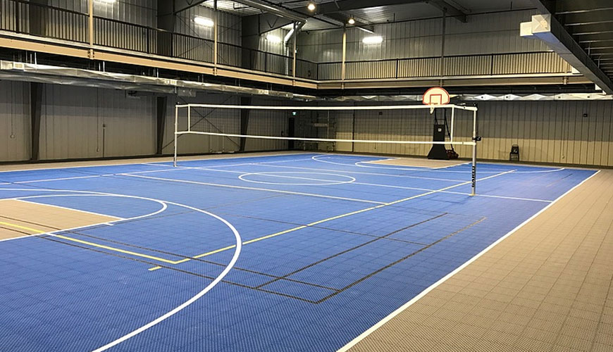 EN 14904 Çoklu Spor Kullanımı için İç Mekan Yüzeyleri için Standart Test