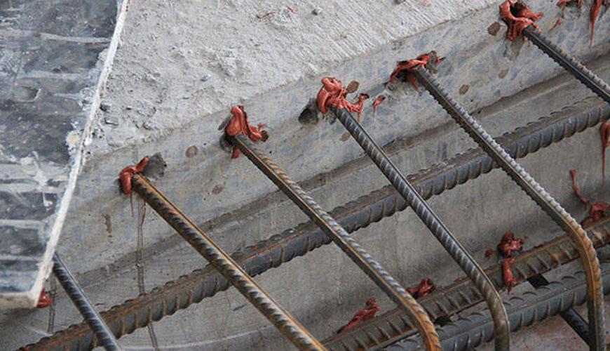 EN 1504-6 Izdelki in sistemi za zaščito in popravilo betonskih konstrukcij - Sidranje armaturne jeklene palice