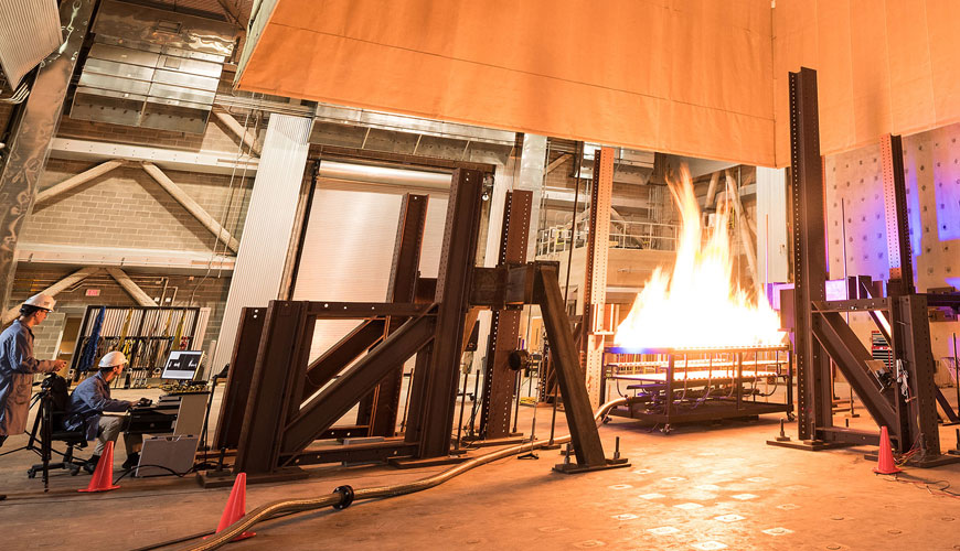 EN 15725 Yapı Ürünlerinin ve Yapı Elemanlarının Yangın Performansına İlişkin Genişletilmiş Uygulama Raporları Testi