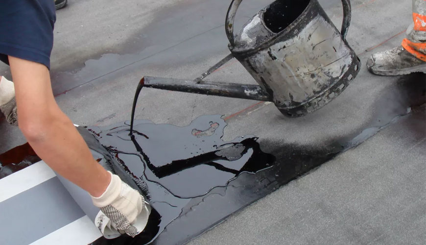 EN 15812 Su Yalıtımı için Polimer Modifiyeli Bitümlü Kalın Kaplamalar - Çatlak Köprüleme Kabiliyetinin Tayini