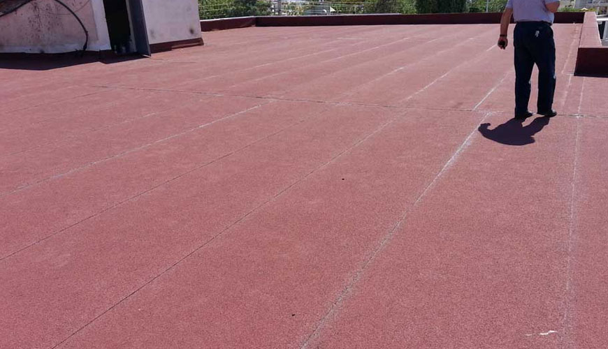 EN 15813 Su Yalıtımı için Polimer Modifiyeli Bitümlü Kalın Kaplamalar - Düşük Sıcaklıklarda Esnekliğin Tayini için Test