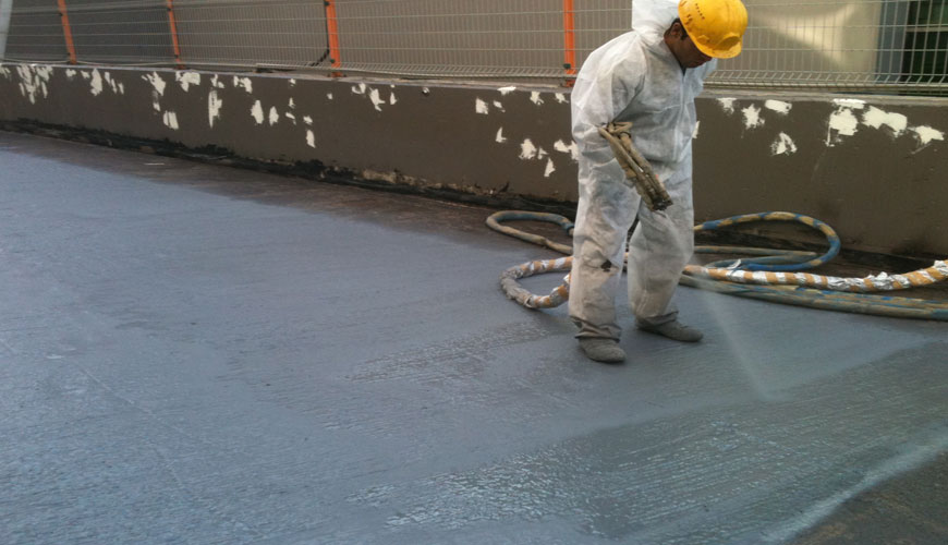 EN 15817 Su Yalıtımı için Polimer Modifiyeli Bitümlü Kalın Kaplamalar - Suya Dayanıklılık için Test