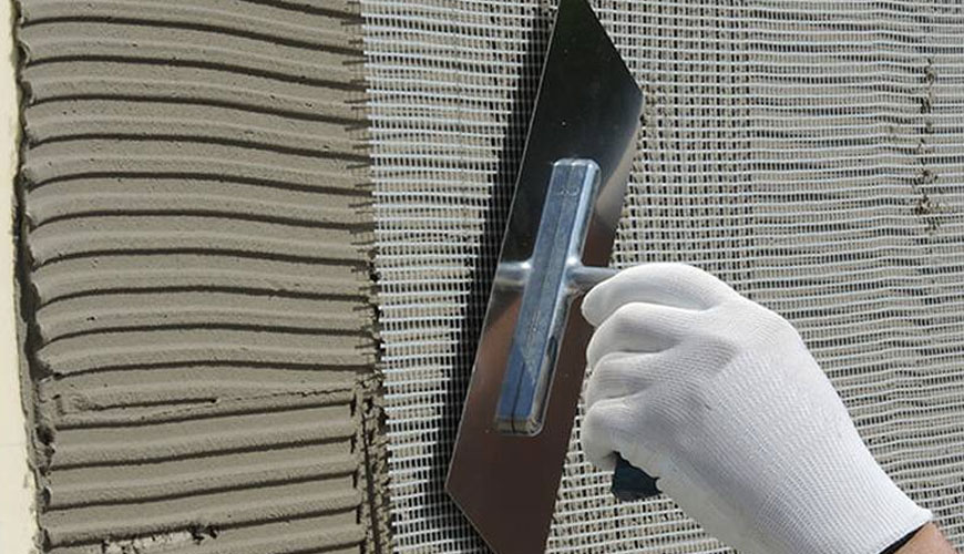 EN 15824 Organik Bağlayıcılara Dayalı Dış Sıvalar ve İç Sıvalar için Özellikler Standart Test Yöntemi