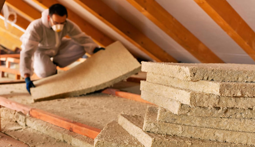 EN 1604 Bina Uygulamaları için Isı Yalıtım Ürünleri - Belirtilen Sıcaklık ve Nem Koşulları Altında Boyutsal Kararlılığın Belirlenmesi