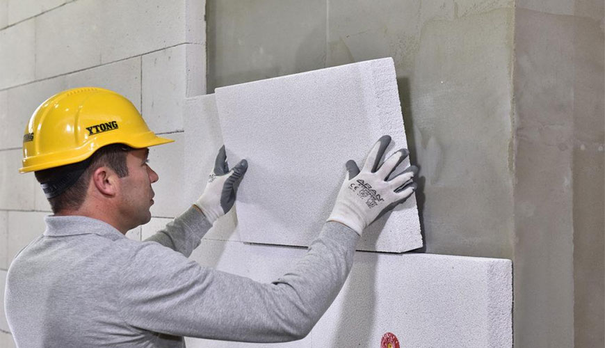 EN 1607 Bina Uygulamaları için Isı Yalıtım Ürünleri - Yüzlere Dik Çekme Mukavemetinin Belirlenmesi