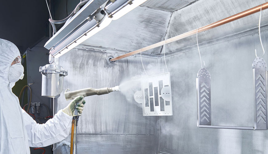 EN 16623 Boyalar ve Vernikler, Metalik Alt Tabakaların Yangından Korunması için Reaktif Kaplamalar için Standart Test