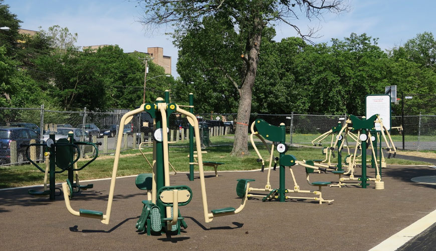 EN 16630 Kalıcı Olarak Kurulmuş Dış Mekan Fitness Ekipmanı için Test