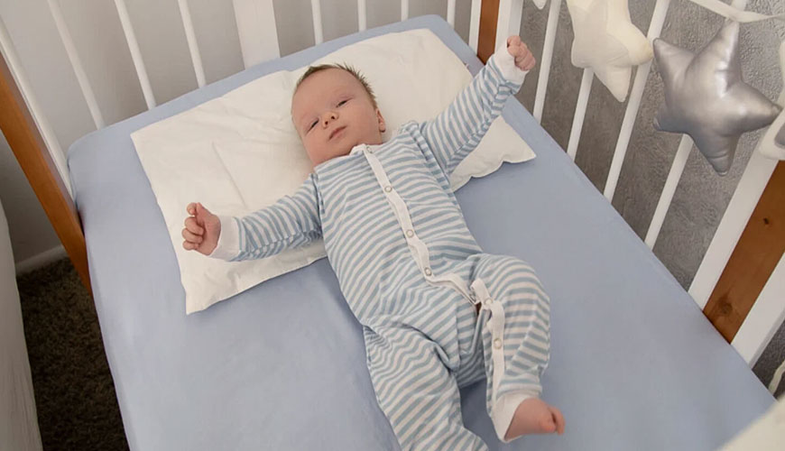 EN 16781 Tekstil Çocuk Bakım Ürünleri Bebek Karyolasında Kullanım için Çocuk Uyku Tulumları Test Standardı