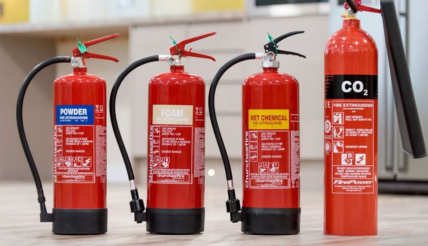 Standardni preskus EN 16856 za prenosne aerosolne razpršilnike za gašenje požarov
