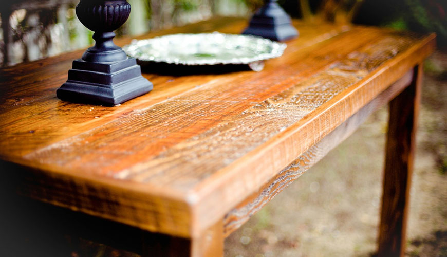 EN 1730 Masalar - Stabilite, Mukavemet ve Dayanıklılığın Belirlenmesi için Test Yöntemleri