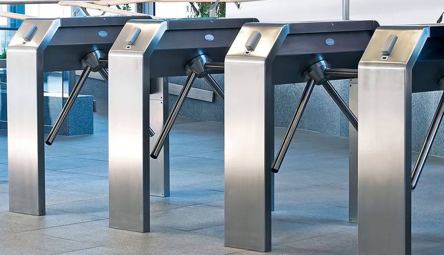 EN 17352 Güçle Çalıştırılan Yaya Girişi Kontrol Ekipmanı için Test Yöntemi