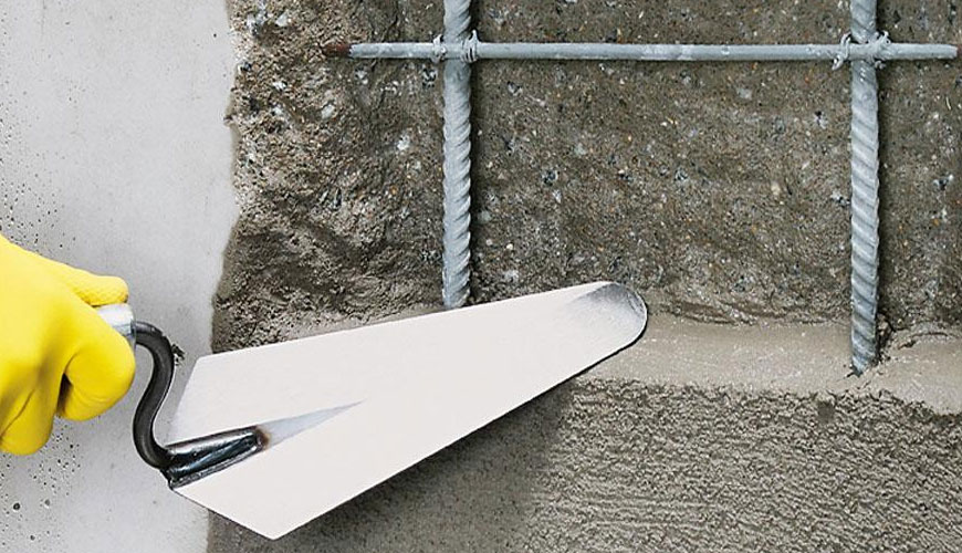 EN 1770 Izdelki in sistemi za zaščito in popravilo betonskih konstrukcij, standardni preskus za določanje koeficienta toplotnega raztezanja